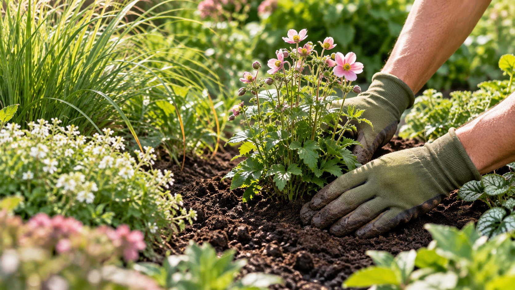 Gartenpflege bei der Gärtnerei Höfer